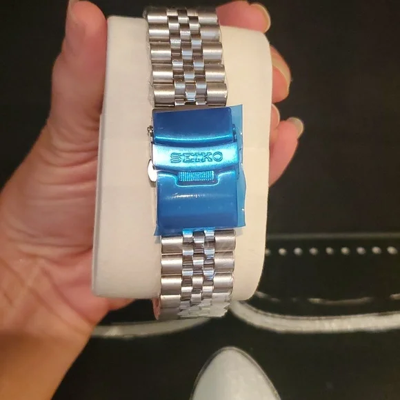 Fully custom built 40mm Seiko Tiffany Blue partial skeleton mod. - Picture 4 of 6